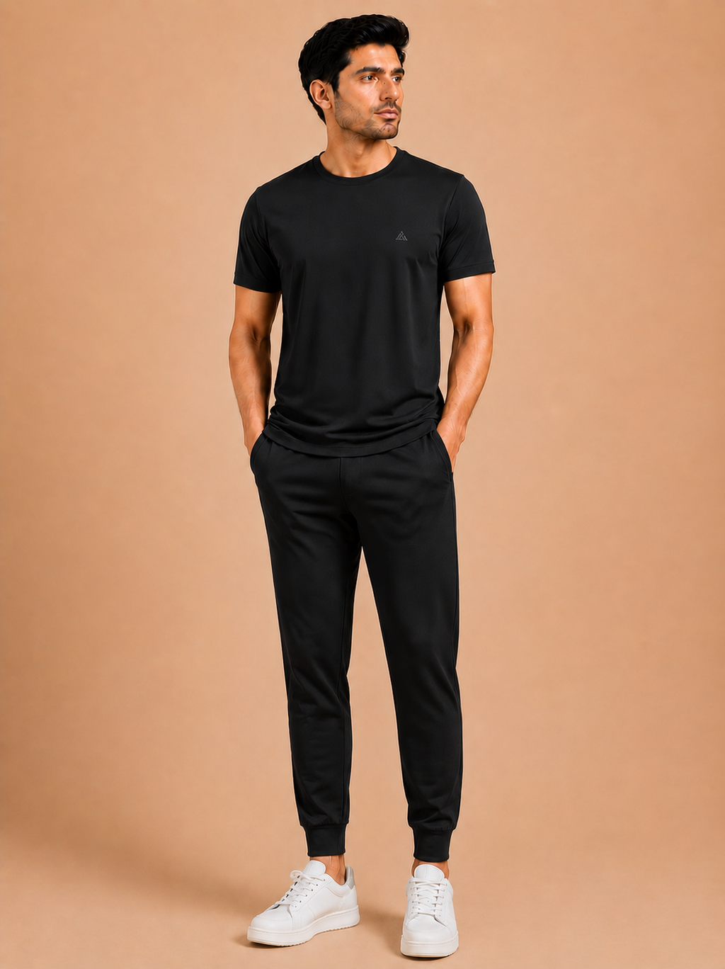 Otto Men's Black Sportswear Jogger & T-Shirt Set