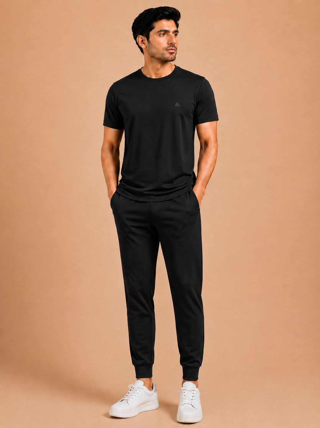 Otto Men's Black Sportswear Jogger & T-Shirt Set