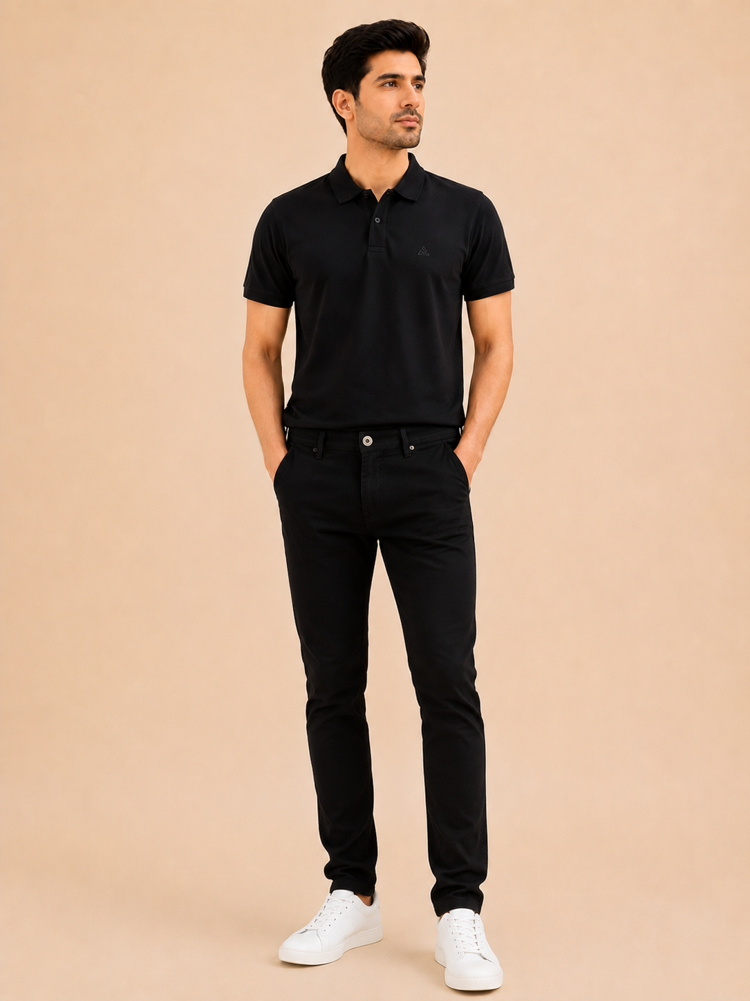 Otto Men's Black Slim Fit Denim Jeans
