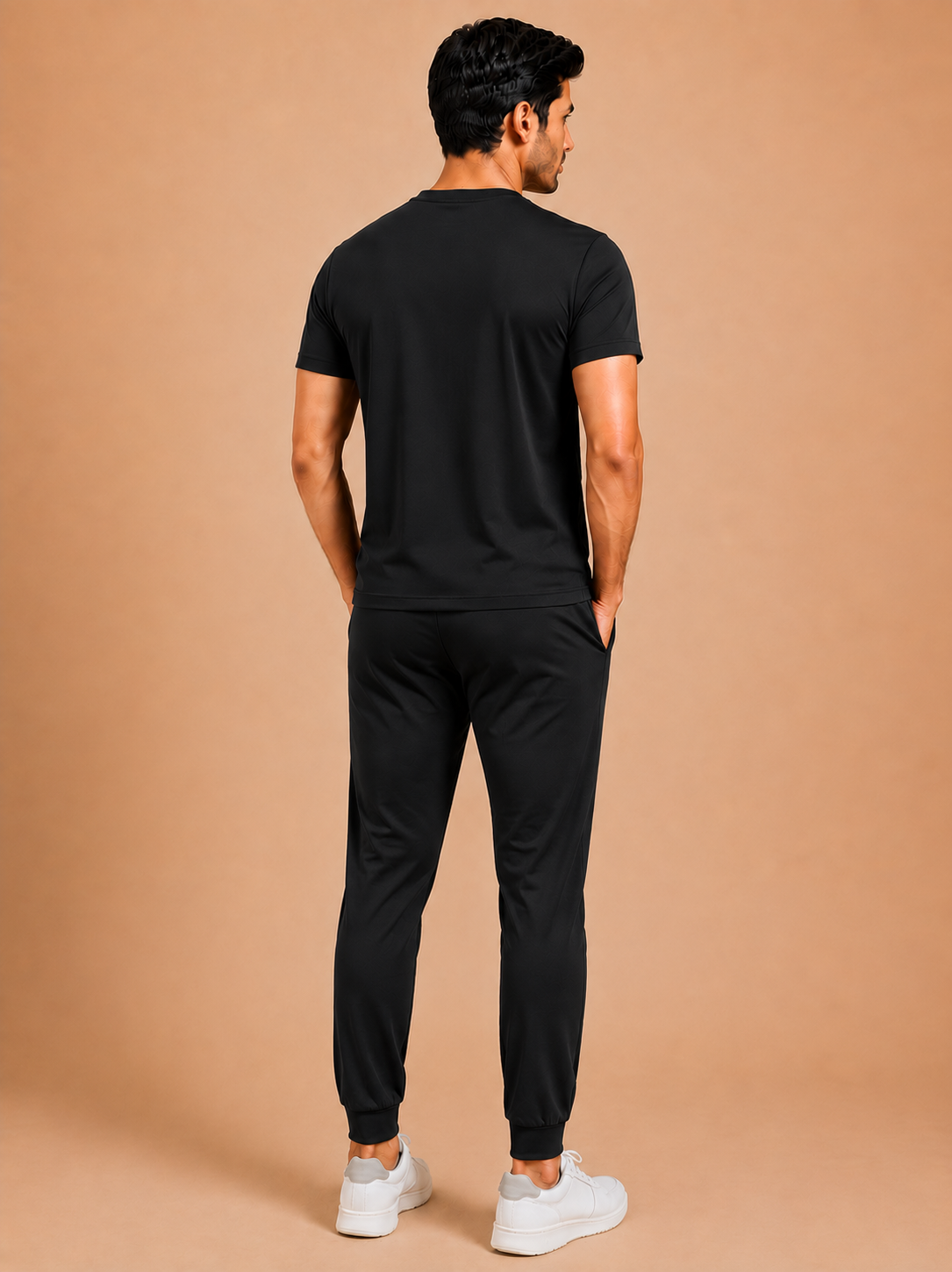 Otto Men's Black Sportswear Jogger & T-Shirt Set