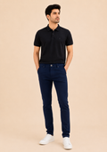 Otto Men's Dark Blue Slim Fit Denim Jeans