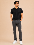 Otto Men's Grey Slim Fit Denim Jeans