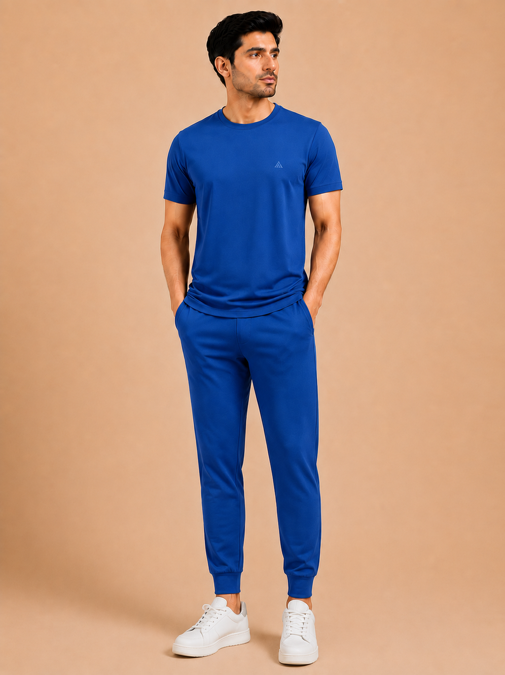 Otto Men's Royal Blue Sportswear Jogger & T-Shirt Set