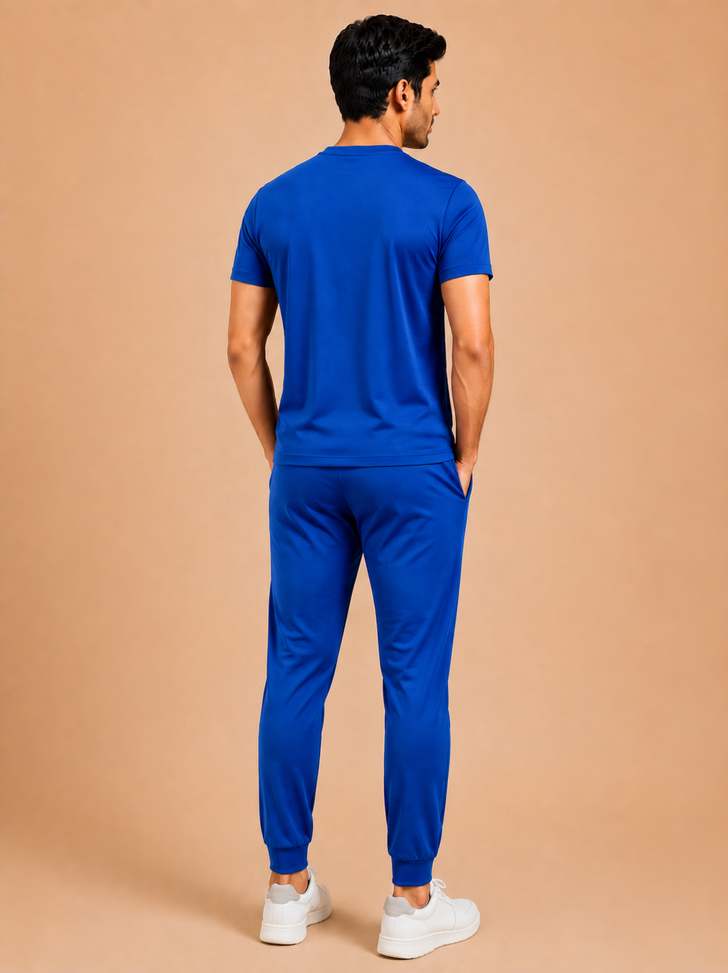 Otto Men's Royal Blue Sportswear Jogger & T-Shirt Set