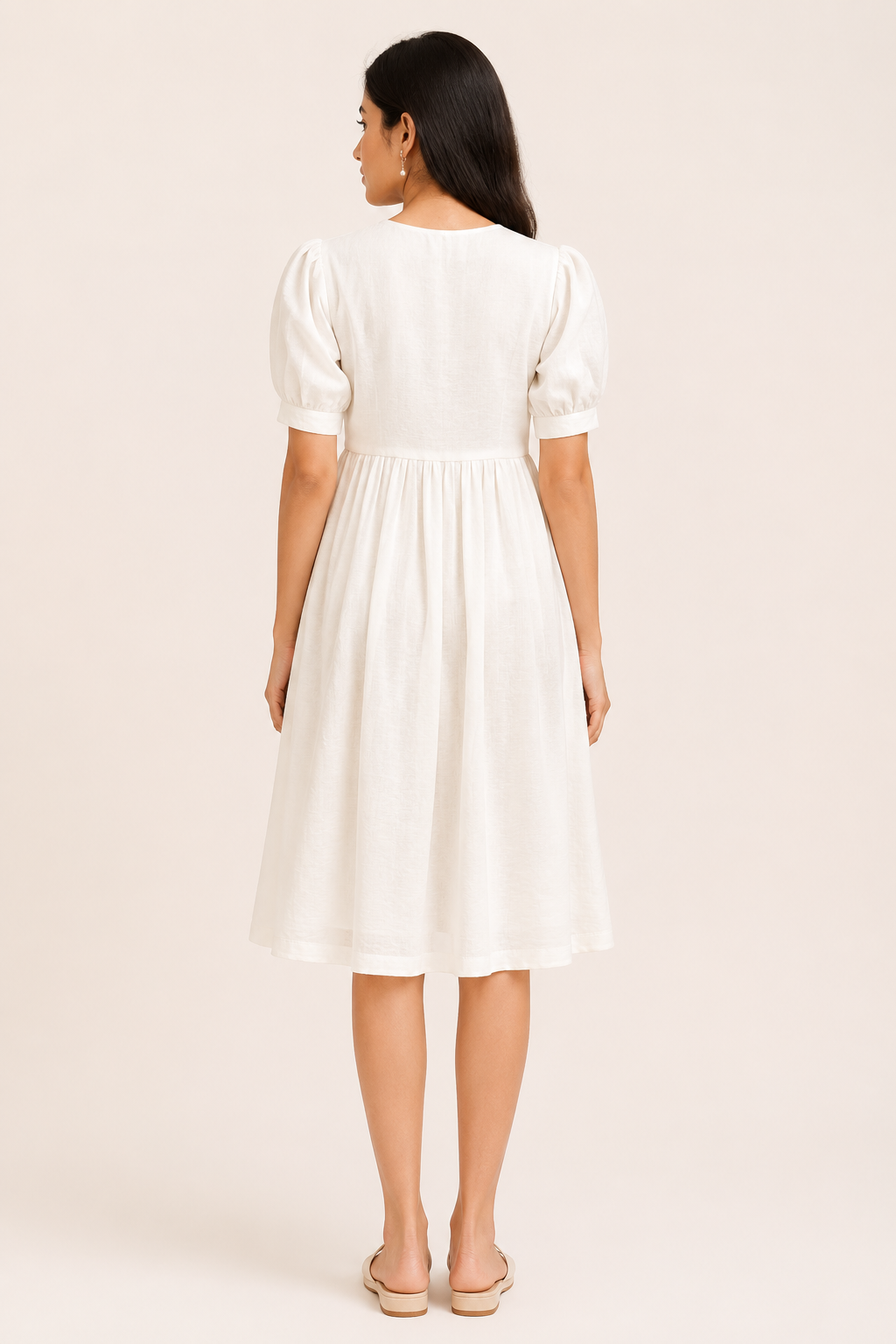 Women's White Rayon Regular Fit Western Top